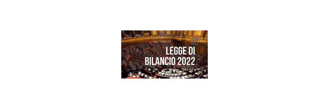 legge di bilancio 2022